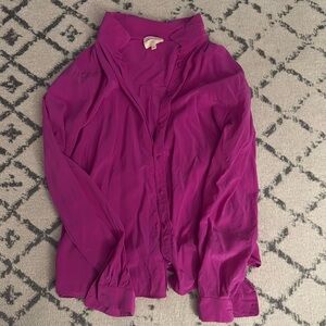 Sezane Ann Shirt Fuchsia - Size 42